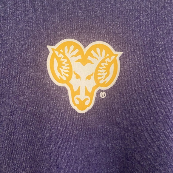 WEST CHESTER
GOLDEN RAMS MENS PURPLE
GENERATION LONG SLEEVE 1/4
ZIP PULLOVER - Picture 3 of 11